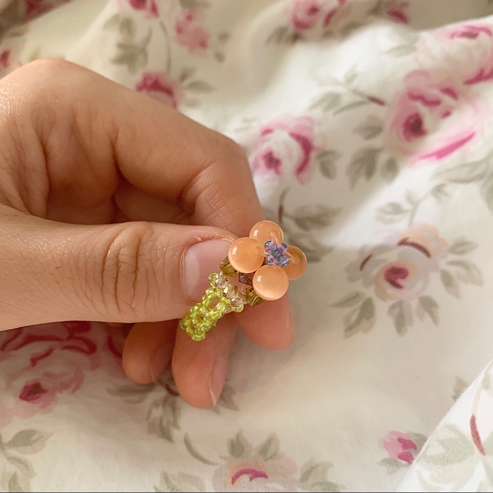 Flower Bead Ring - image 3